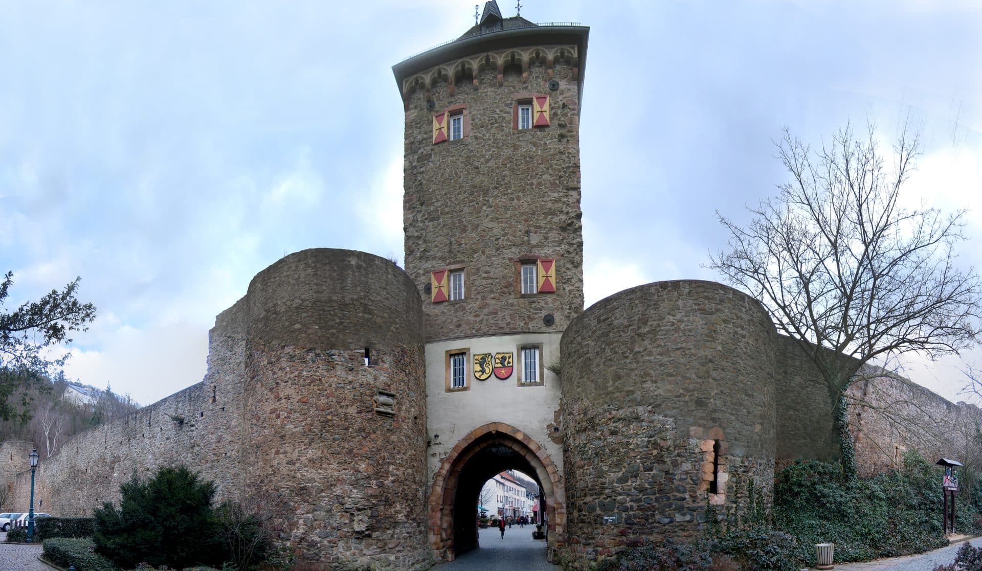 Werther Tor in der mittelalterlichen Stadtmauer von Bad Münstereifel