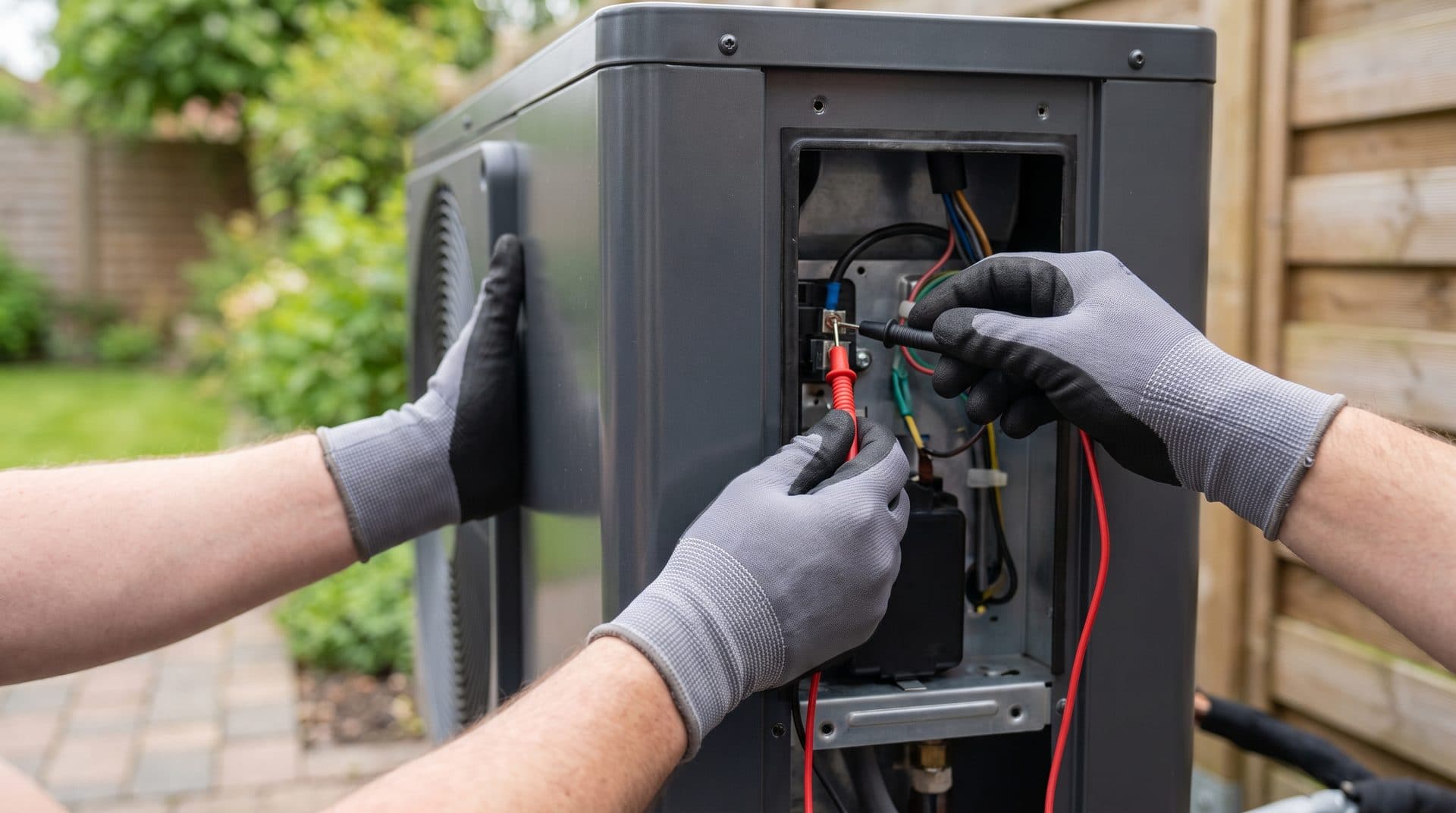 Fachbetrieb wartet eine moderne Wärmepumpe — Qualität und faire Kosten
